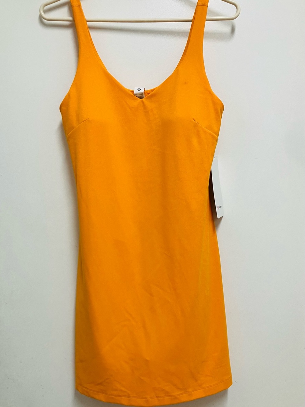 lululemon Align dress updated sleek liner Citrus Sizzle Tone color NWT